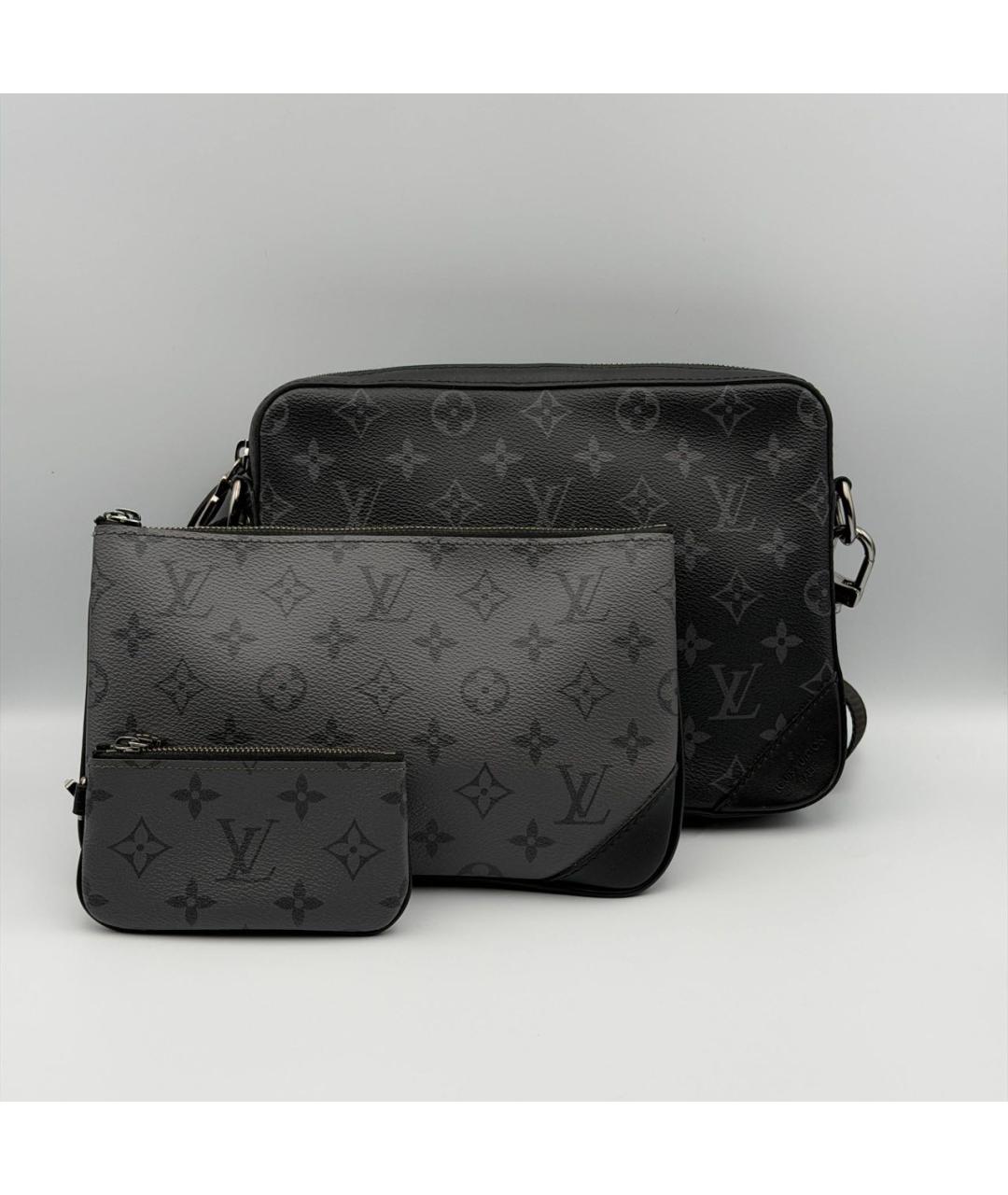 LOUIS VUITTON Черная сумка на плечо, фото 4