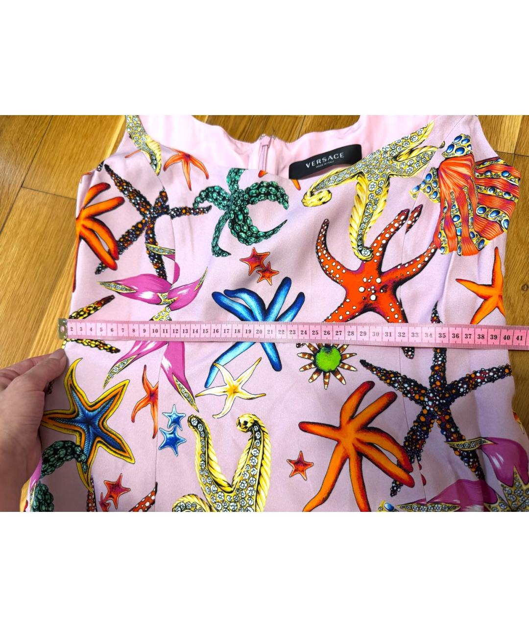 VERSACE Мульти вискозный сарафан, фото 7