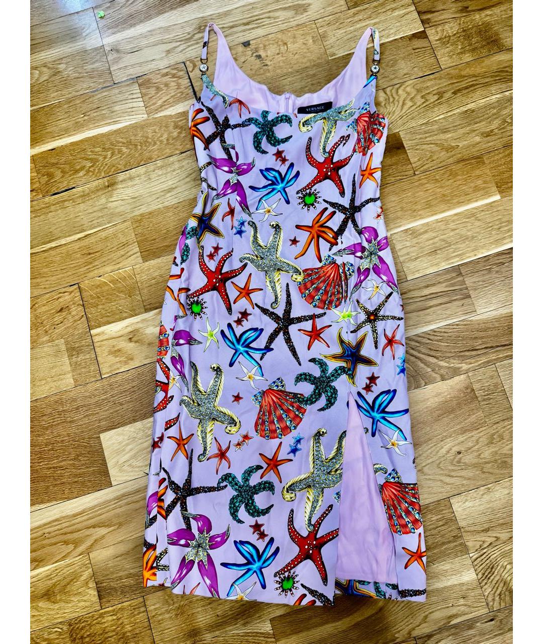 VERSACE Мульти вискозный сарафан, фото 8