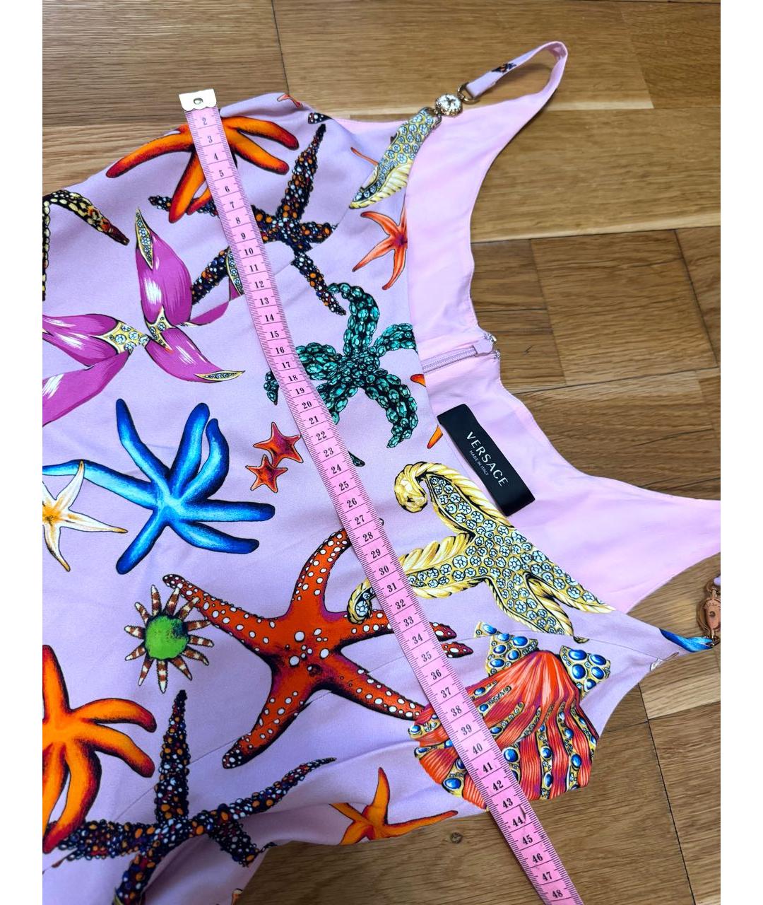 VERSACE Мульти вискозный сарафан, фото 3