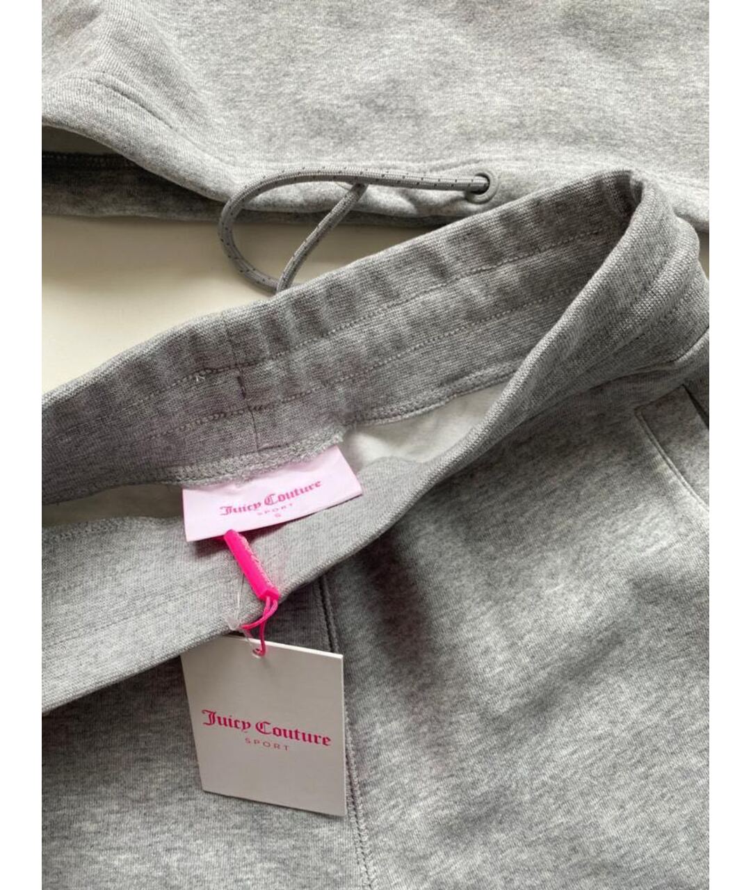 JUICY COUTURE Серый хлопковый костюм с брюками, фото 7
