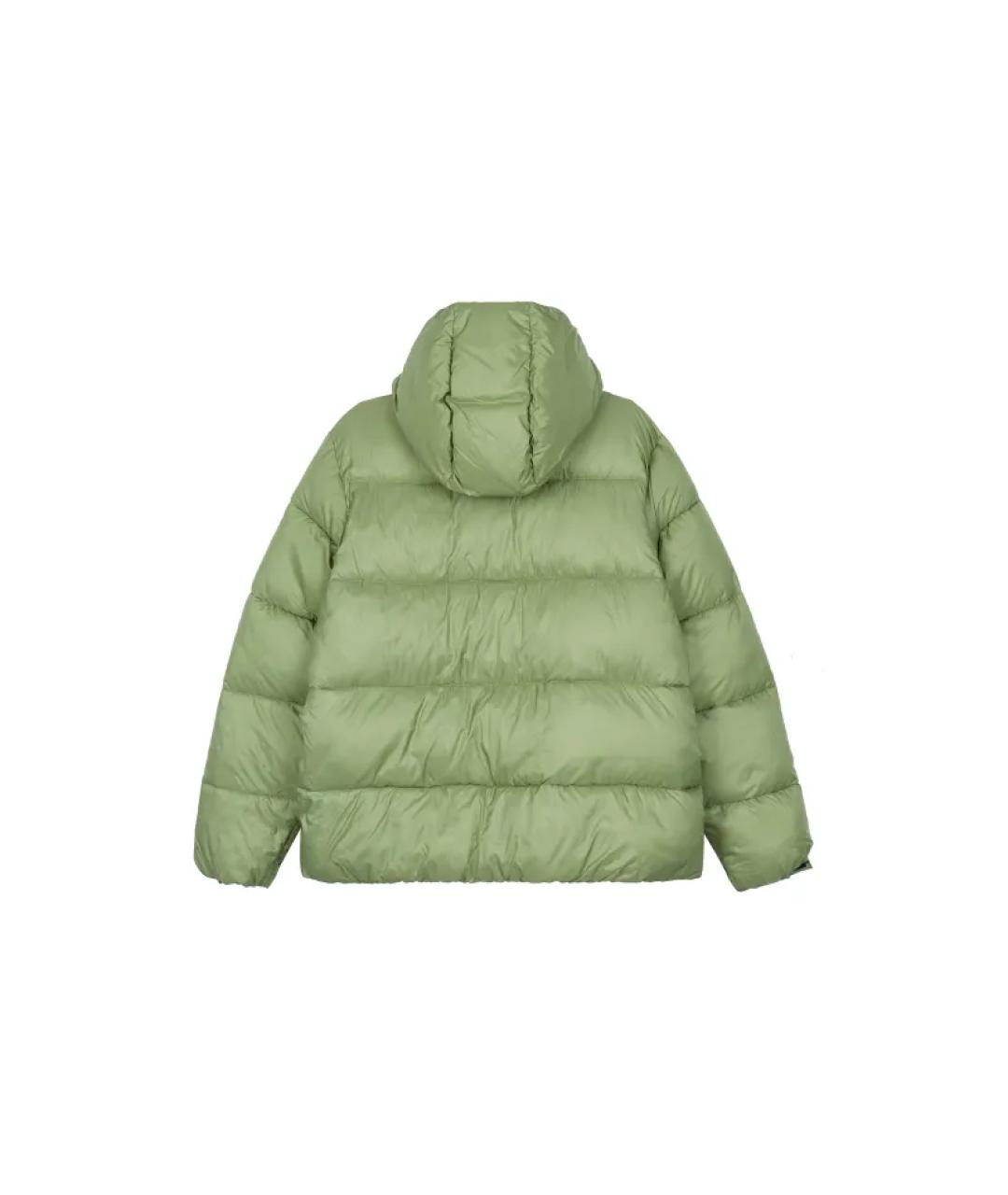 NIKE Зеленая полиэстеровая куртка, фото 2