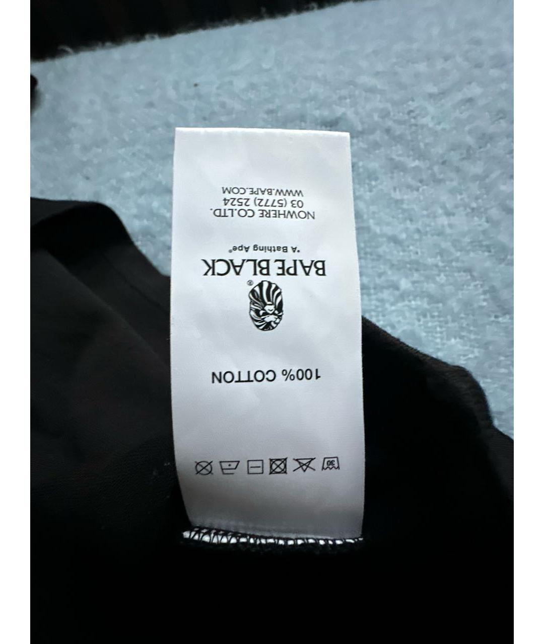 VILEBREQUIN Черная хлопковая футболка, фото 4