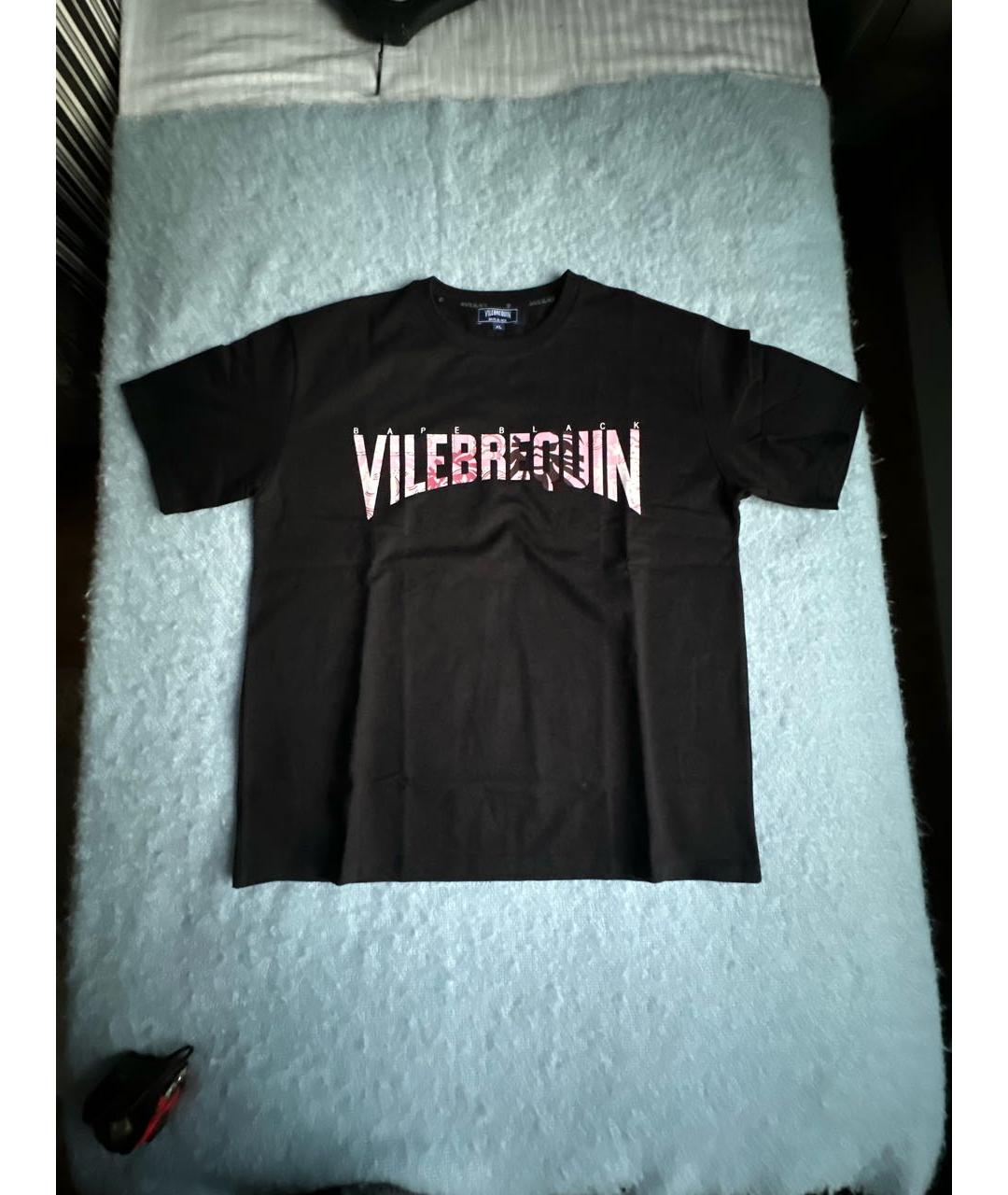 VILEBREQUIN Черная хлопковая футболка, фото 9