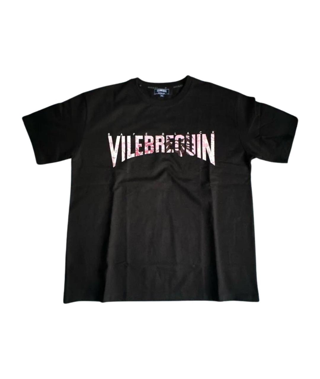 VILEBREQUIN Черная хлопковая футболка, фото 1