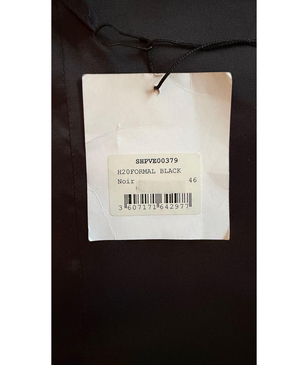 SANDRO Черный шерстяной пиджак, фото 6