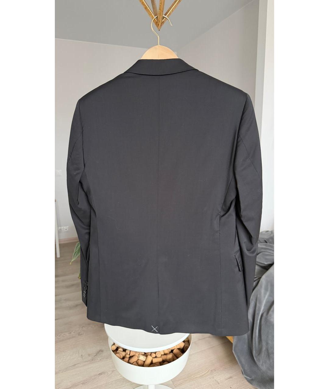 SANDRO Черный шерстяной пиджак, фото 2