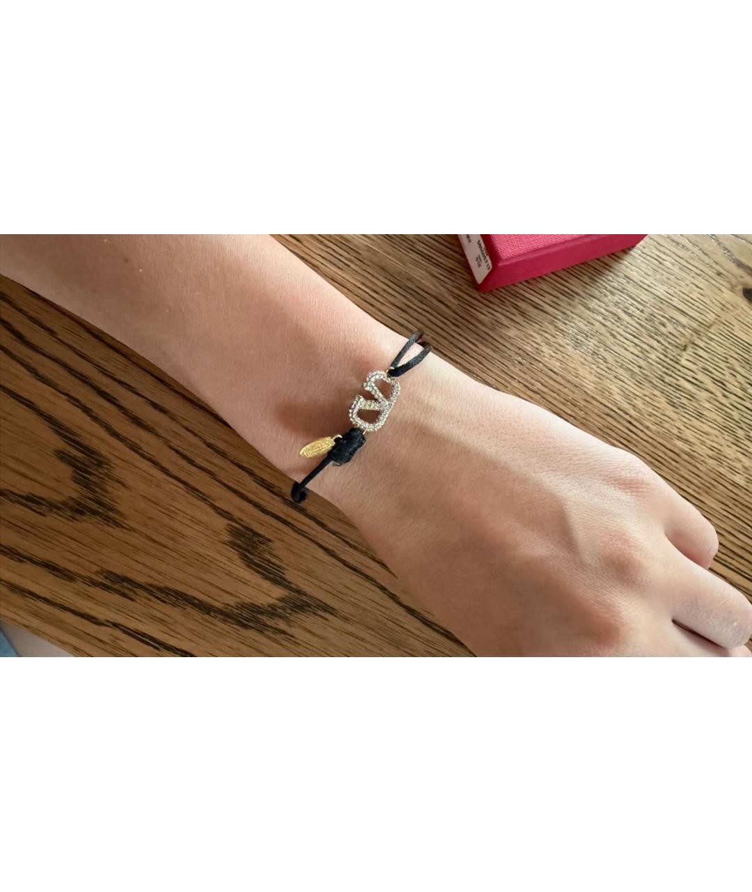 VALENTINO Черный латунный браслет, фото 6