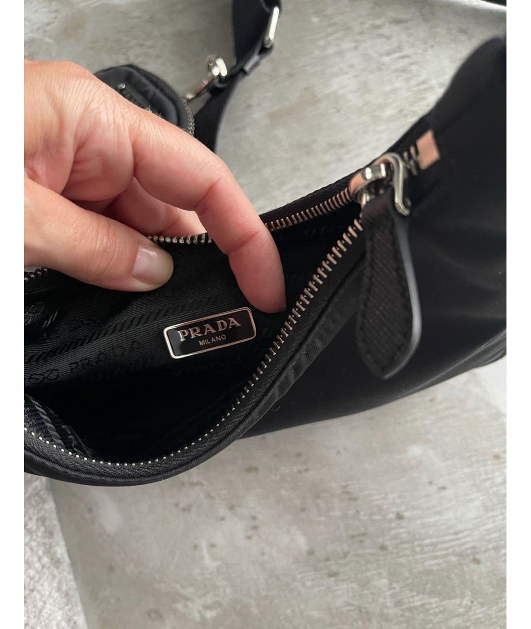 PRADA Черная сумка через плечо, фото 2