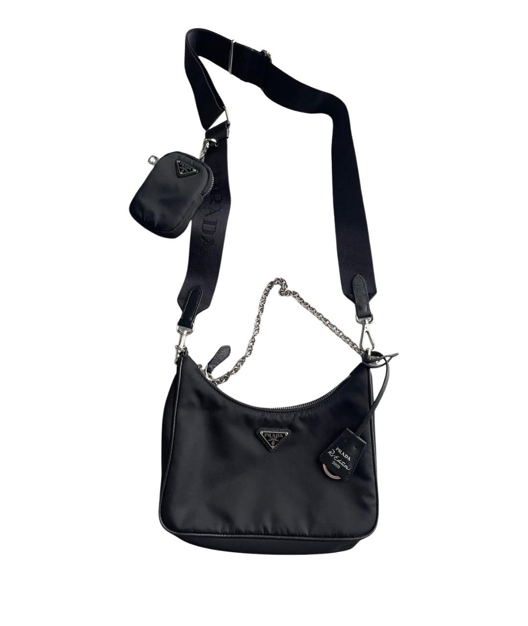 PRADA Черная сумка через плечо, фото 1