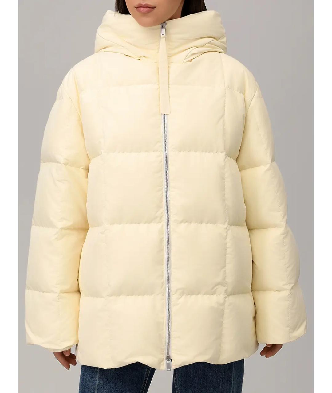 JIL SANDER Белый пуховик, фото 4
