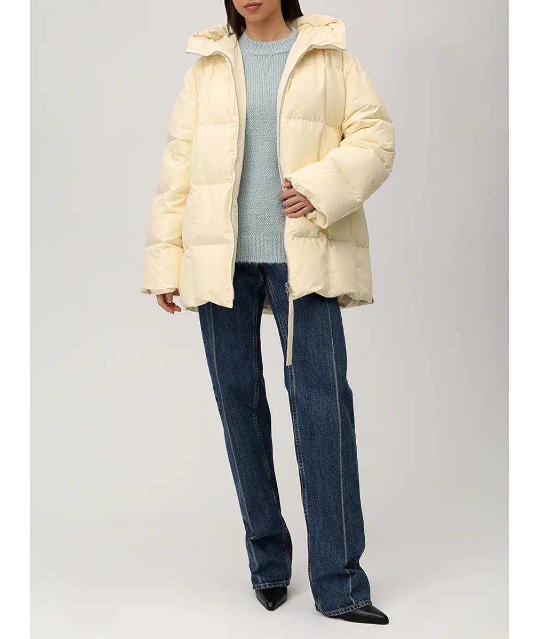 JIL SANDER Белый пуховик, фото 2