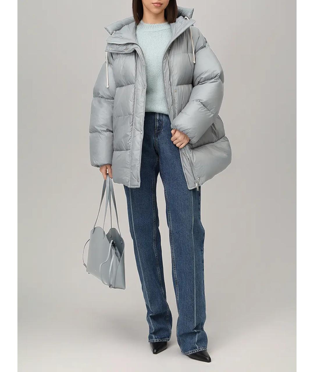 JIL SANDER Зеленый пуховик, фото 2