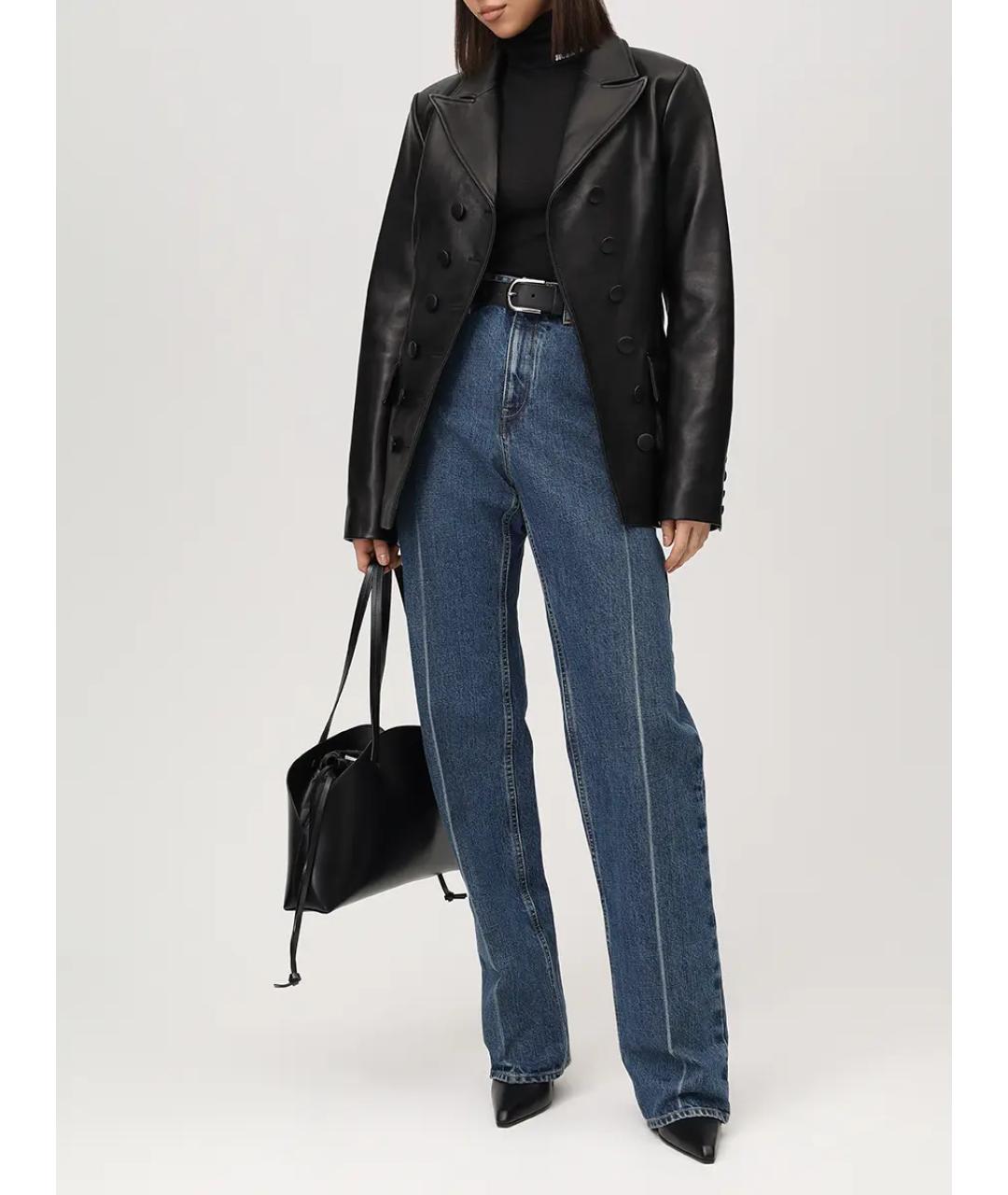 JIL SANDER Черная шерстяная водолазка, фото 2