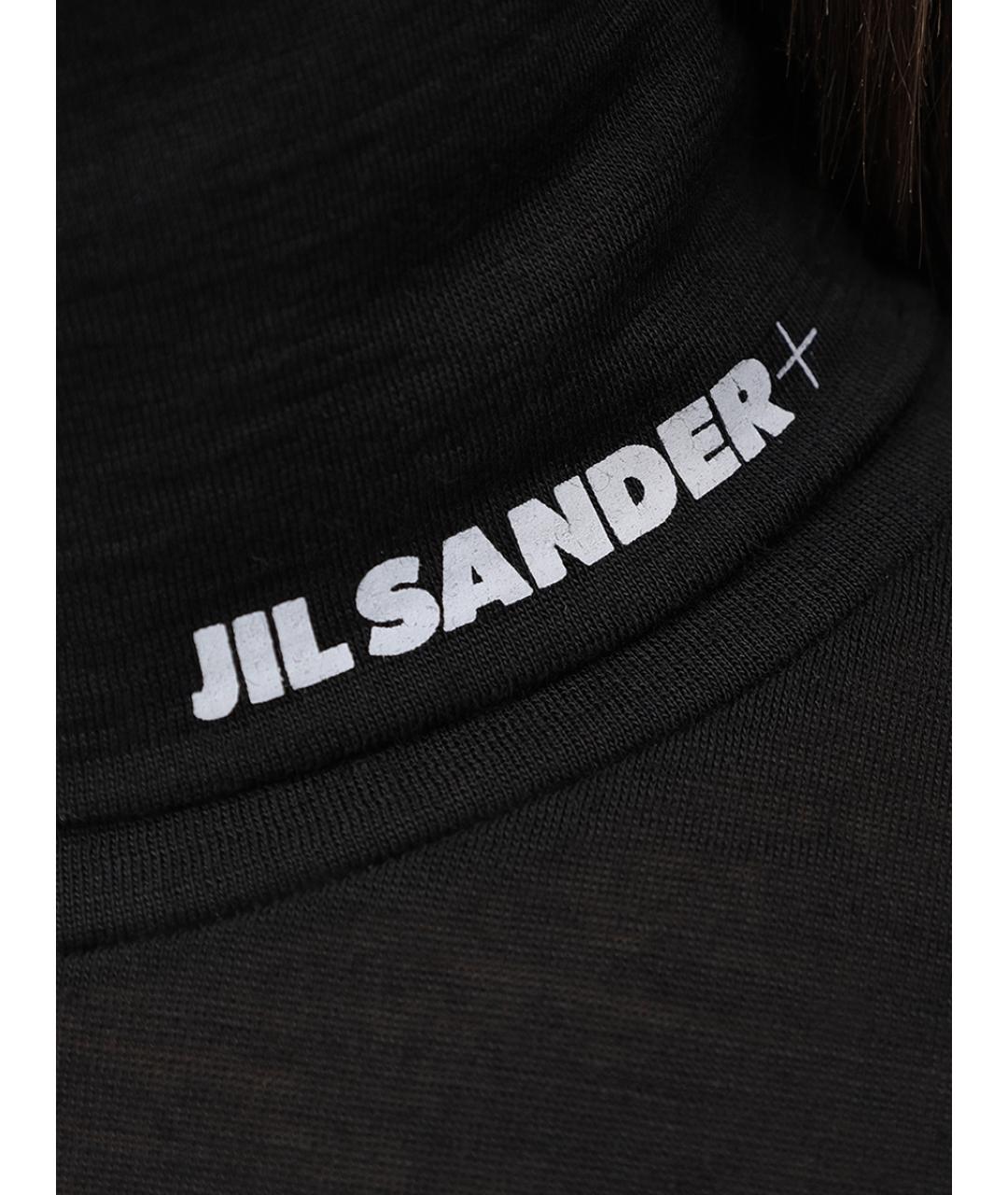 JIL SANDER Черная шерстяная водолазка, фото 6