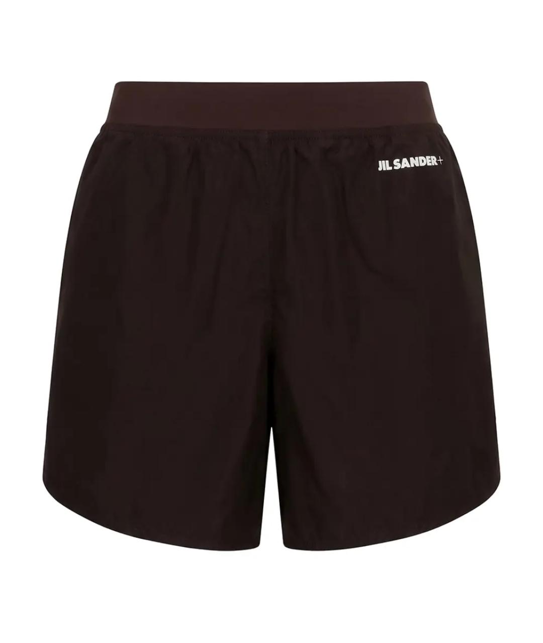 JIL SANDER Коричневые спортивные брюки и шорты, фото 1