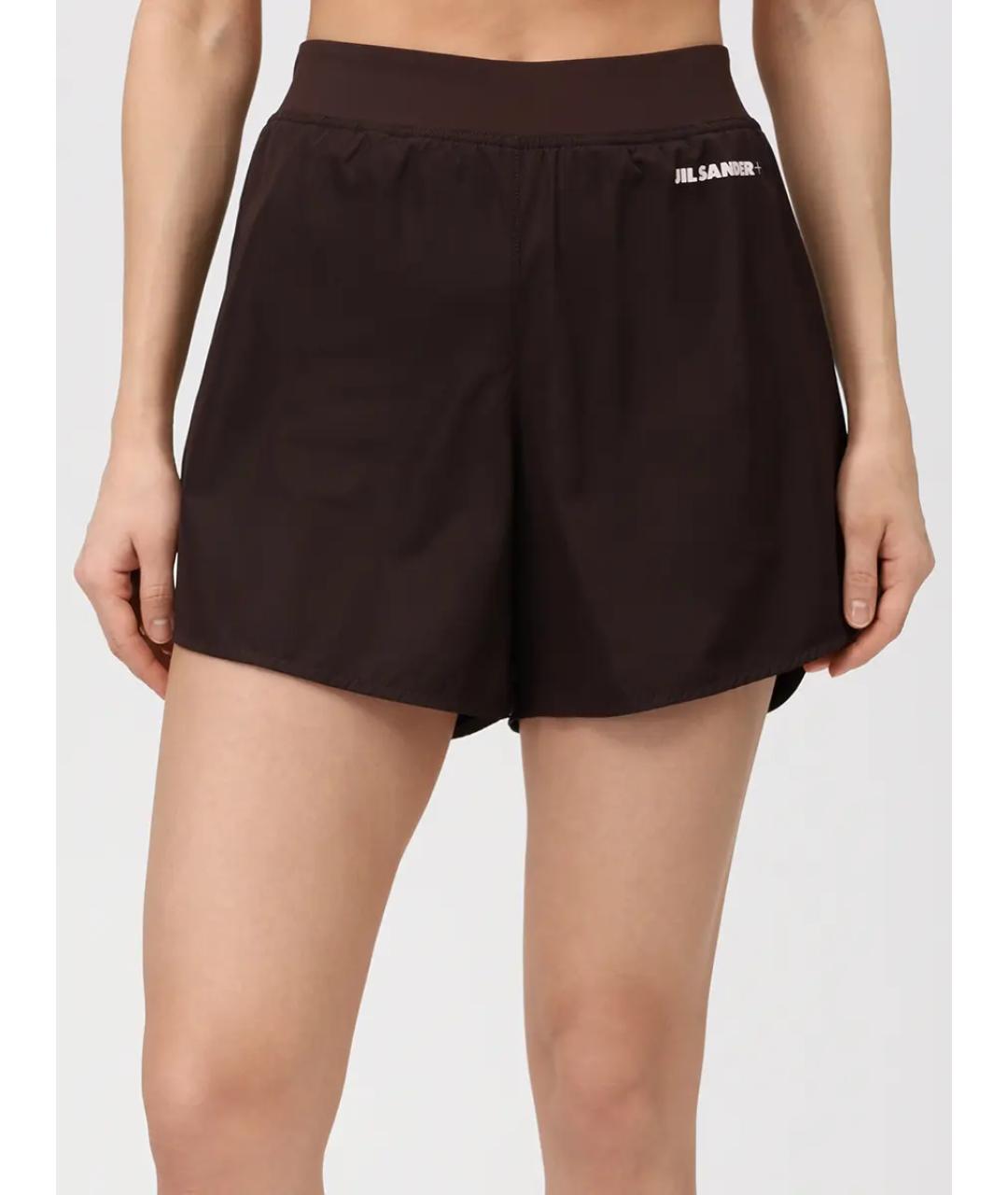 JIL SANDER Коричневые спортивные брюки и шорты, фото 4