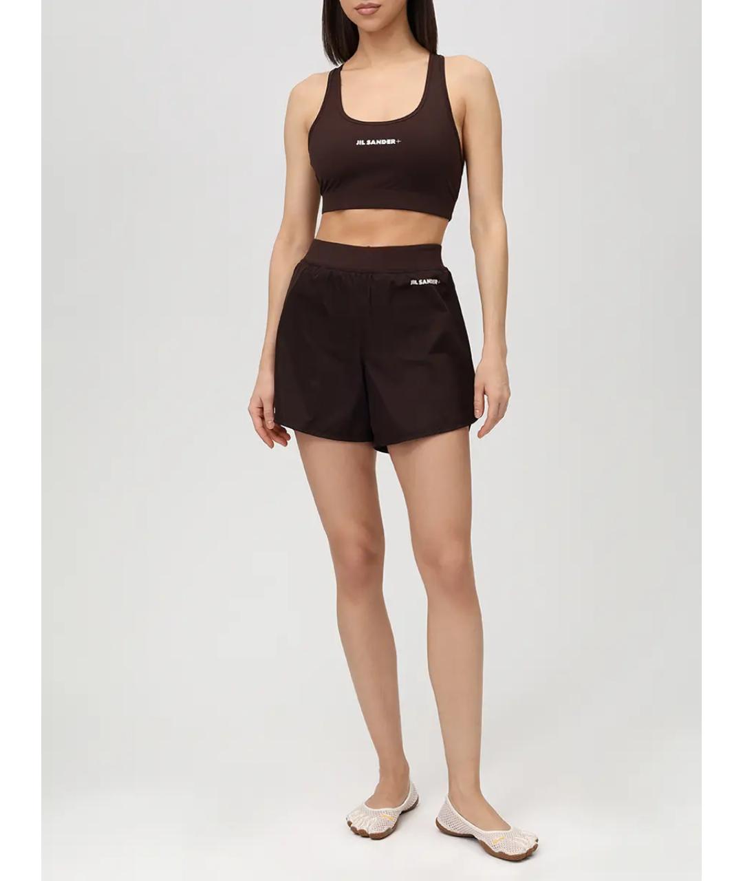 JIL SANDER Коричневые спортивные брюки и шорты, фото 2