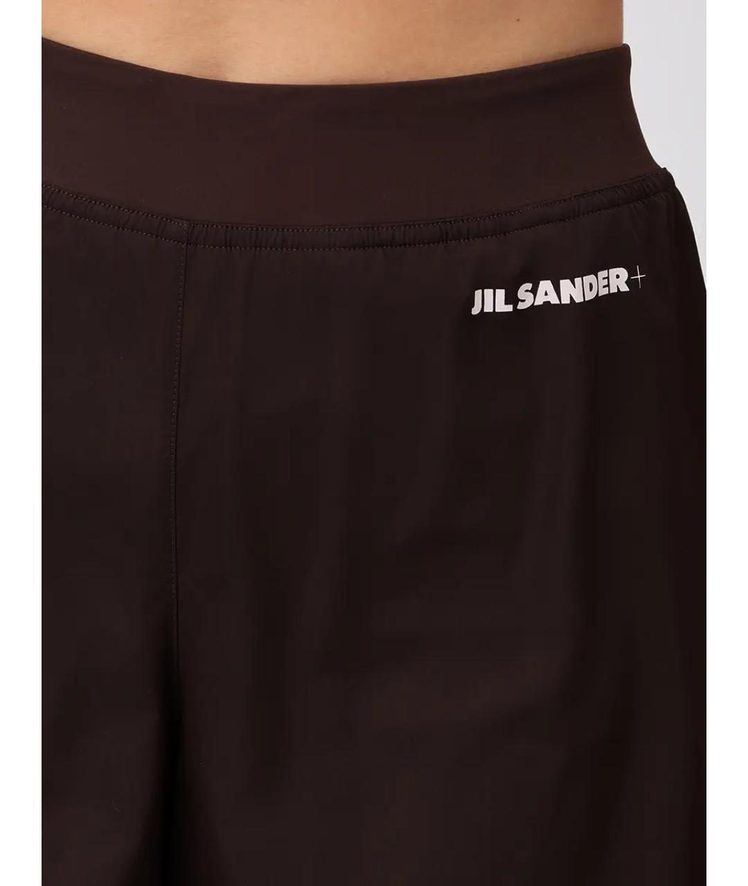 JIL SANDER Коричневые спортивные брюки и шорты, фото 5