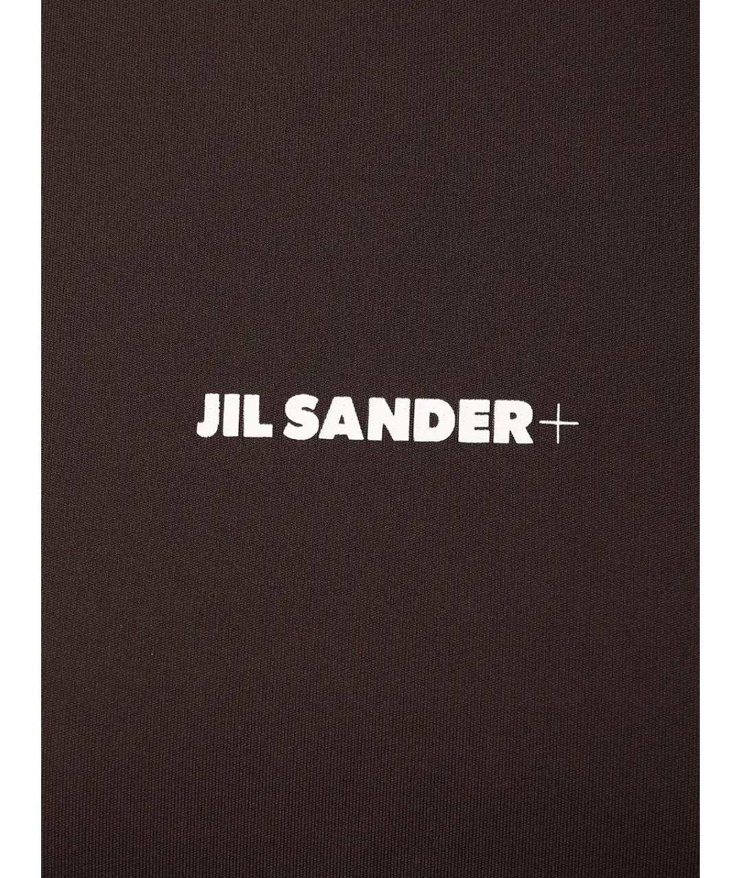 JIL SANDER Коричневая футболка, фото 6