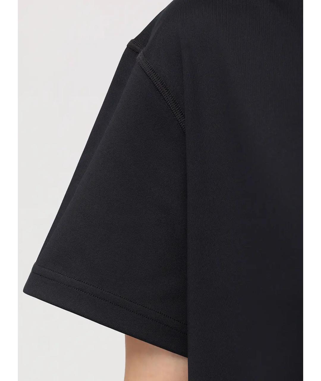 JIL SANDER Черная футболка, фото 6