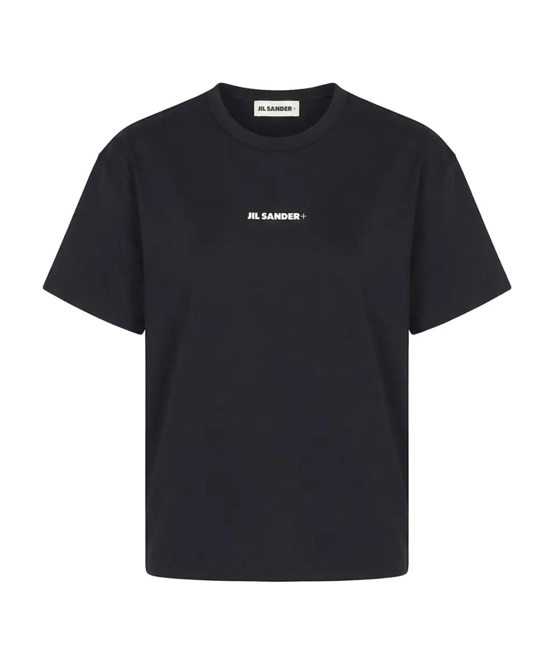 JIL SANDER Черная футболка, фото 1