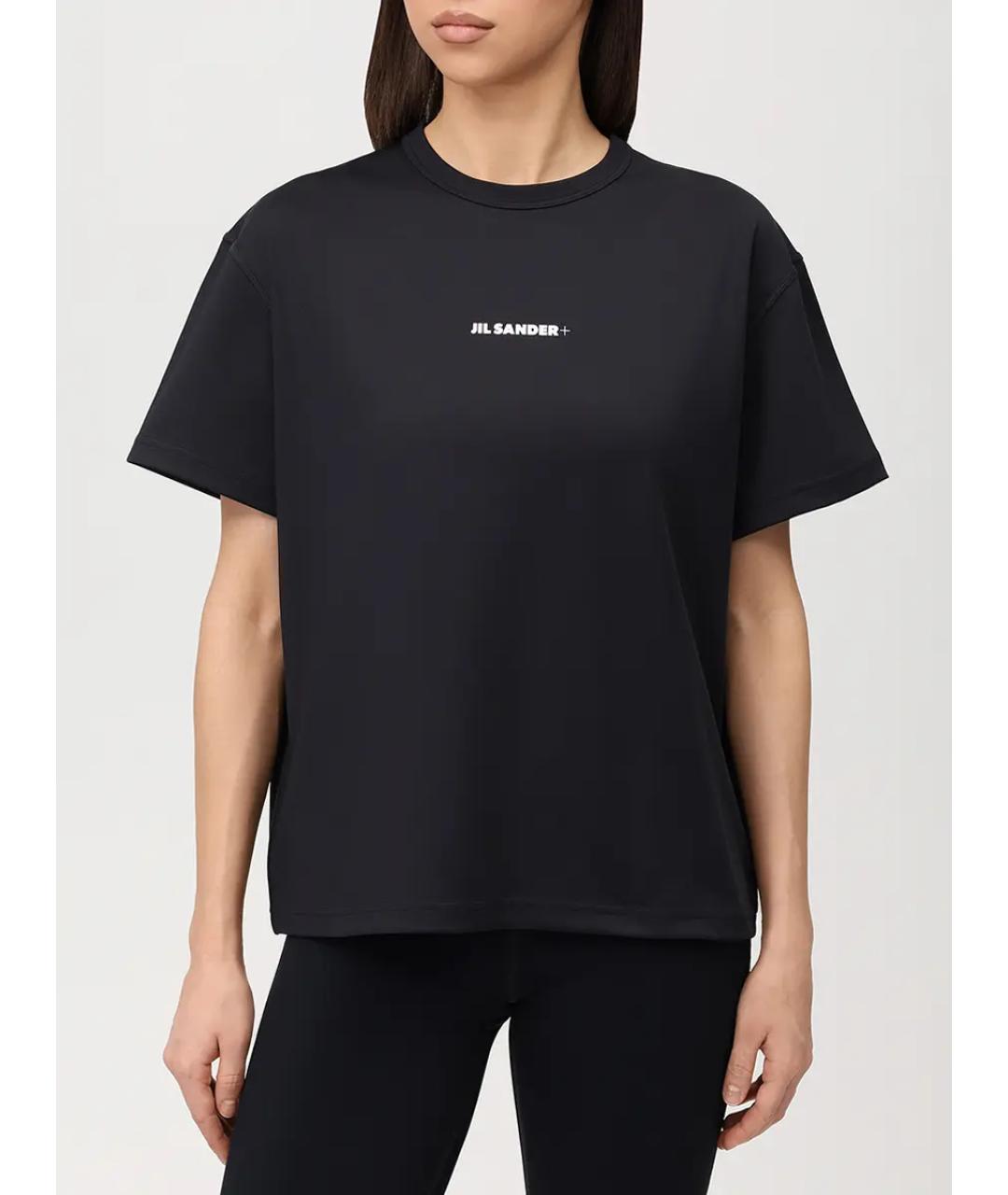 JIL SANDER Черная футболка, фото 3