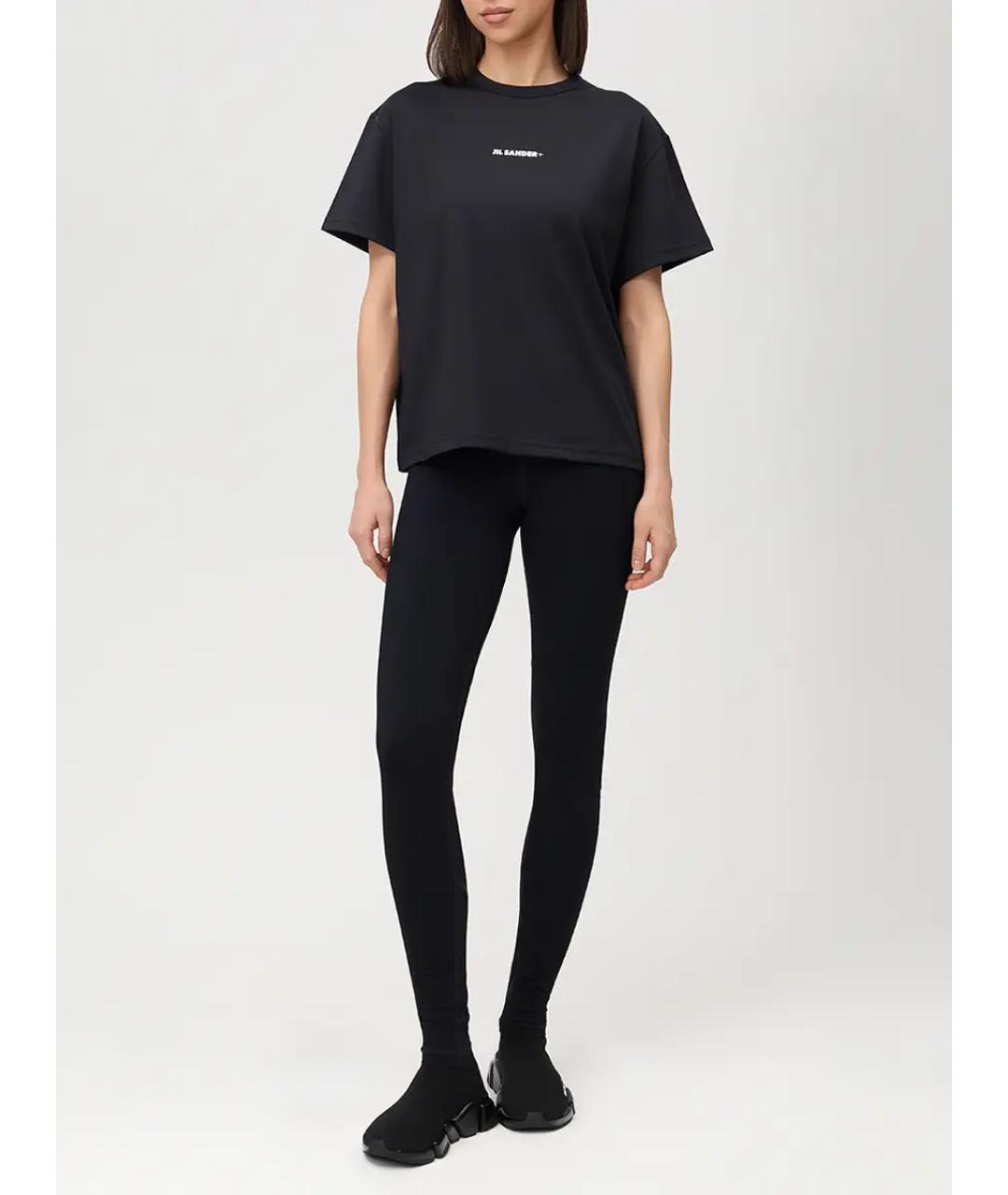 JIL SANDER Черная футболка, фото 2