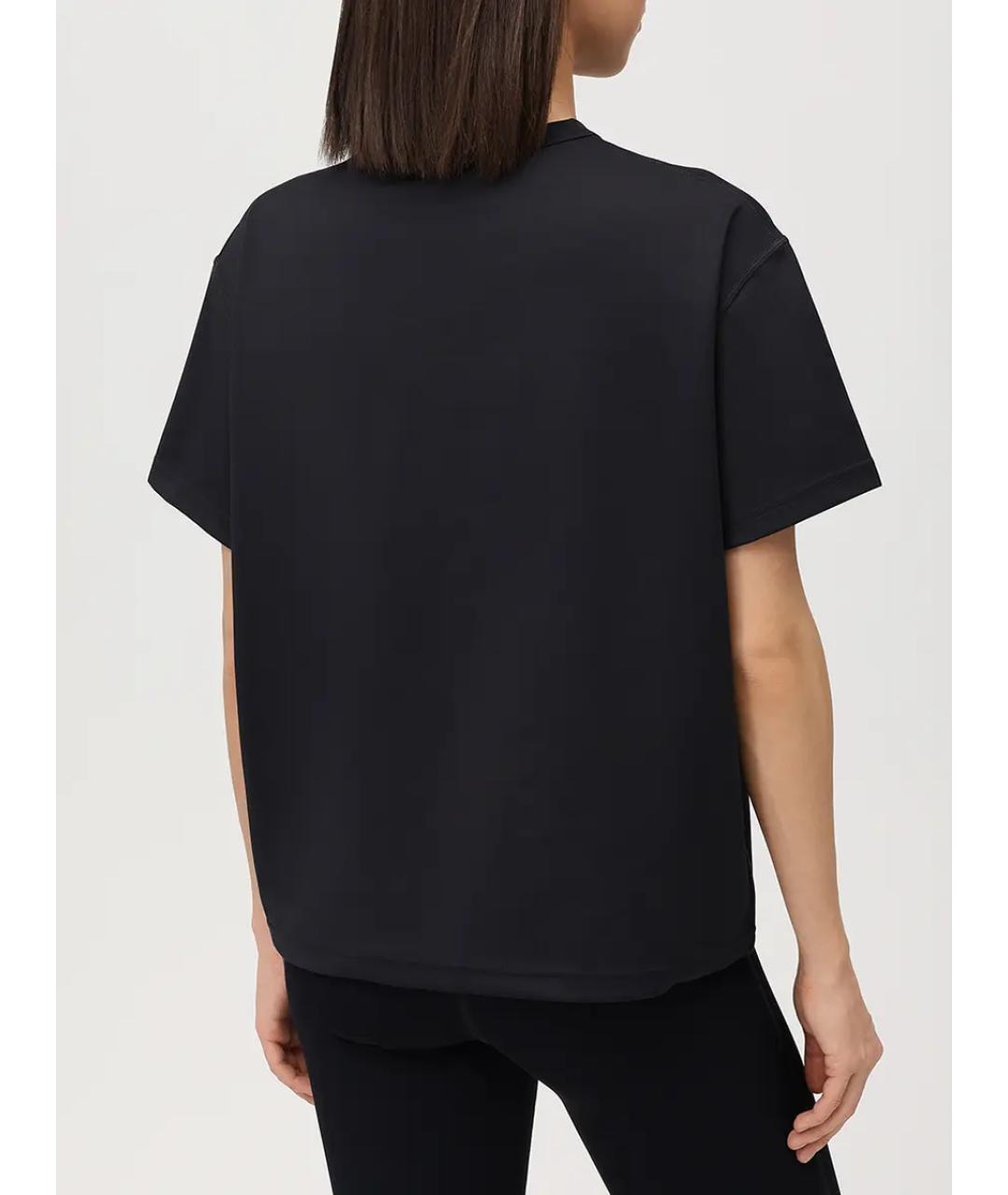 JIL SANDER Черная футболка, фото 4