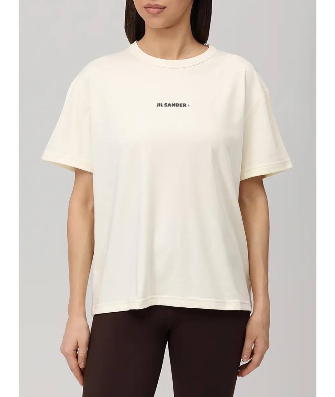 JIL SANDER Белая футболка, фото 4