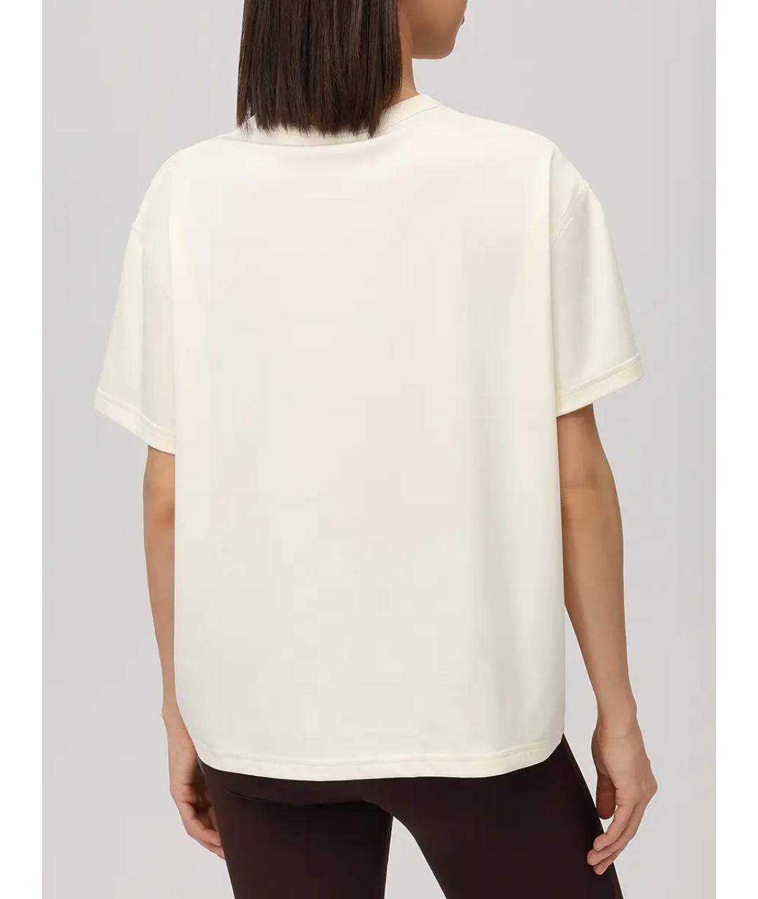 JIL SANDER Белая футболка, фото 3