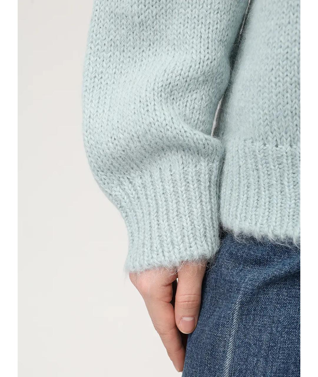 JIL SANDER Зеленый шерстяной джемпер / свитер, фото 5