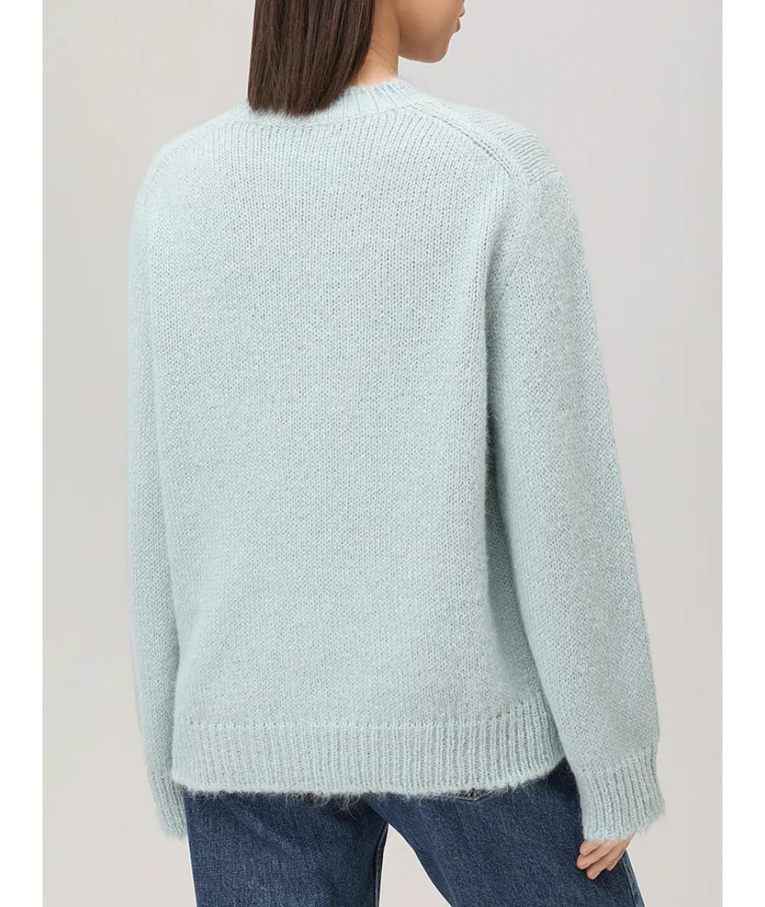 JIL SANDER Зеленый шерстяной джемпер / свитер, фото 3