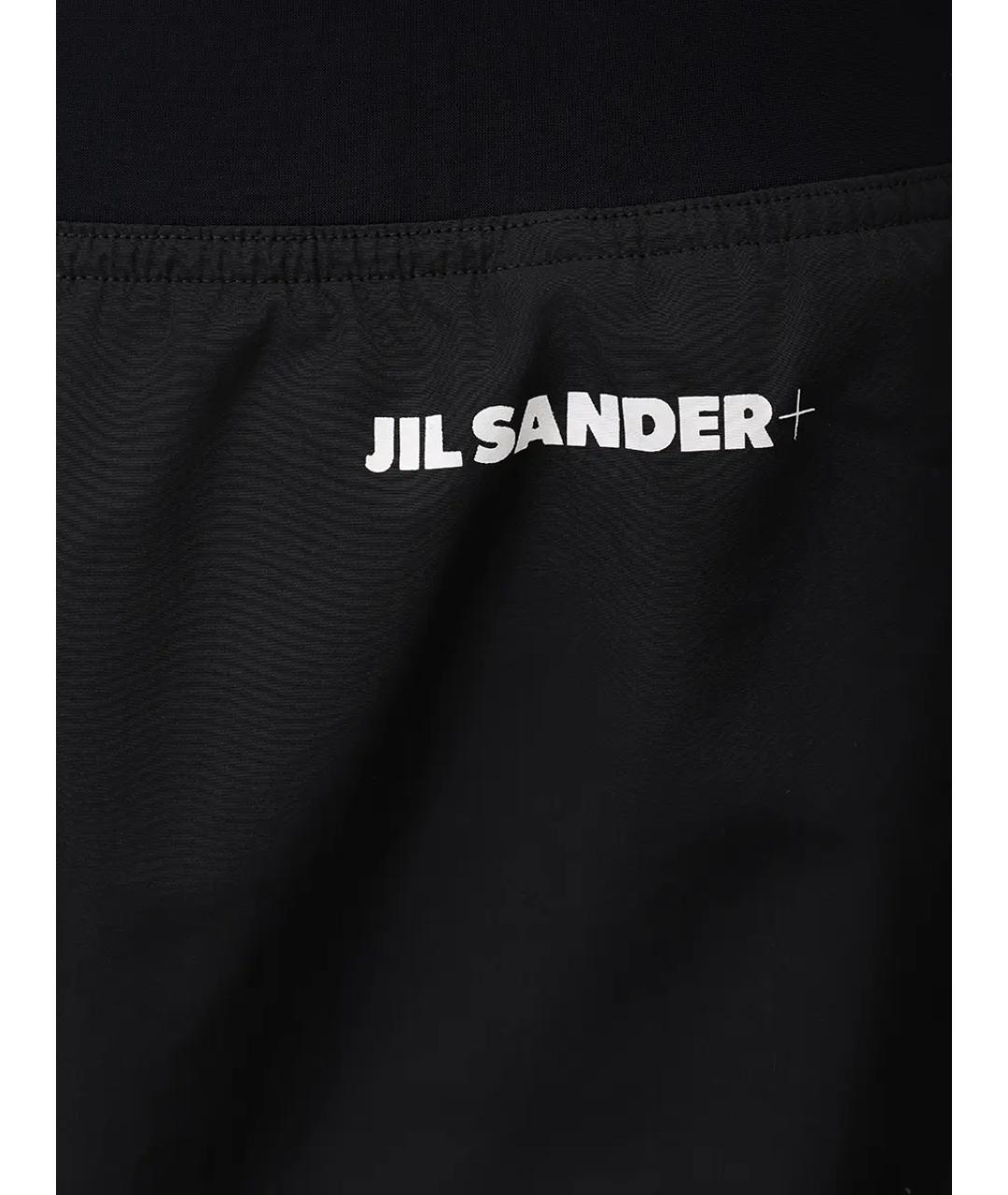 JIL SANDER Черные полиамидовые спортивные брюки и шорты, фото 6