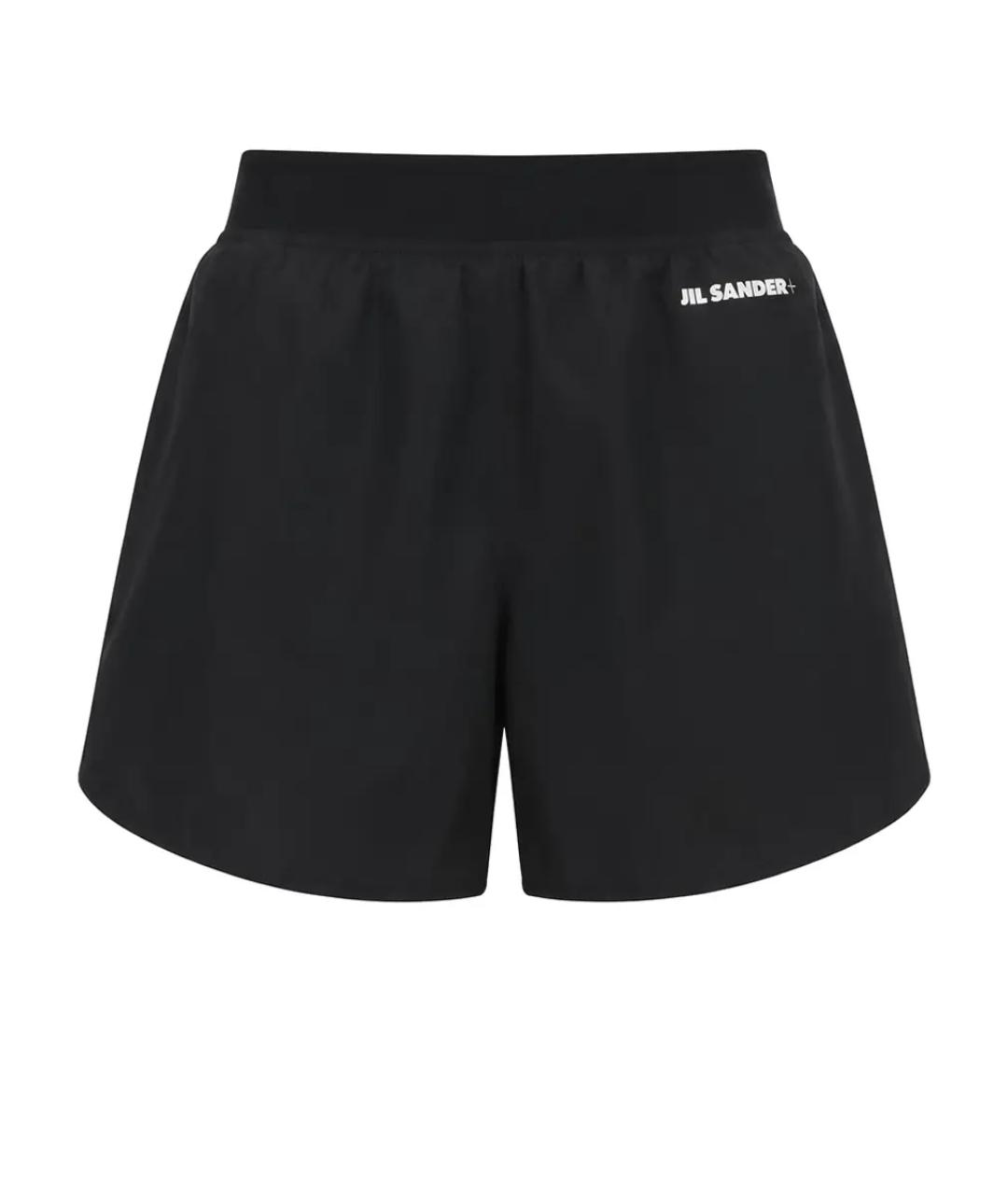 JIL SANDER Черные полиамидовые спортивные брюки и шорты, фото 1