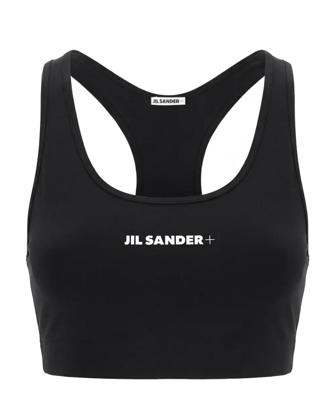 JIL SANDER Черная майка, фото 1