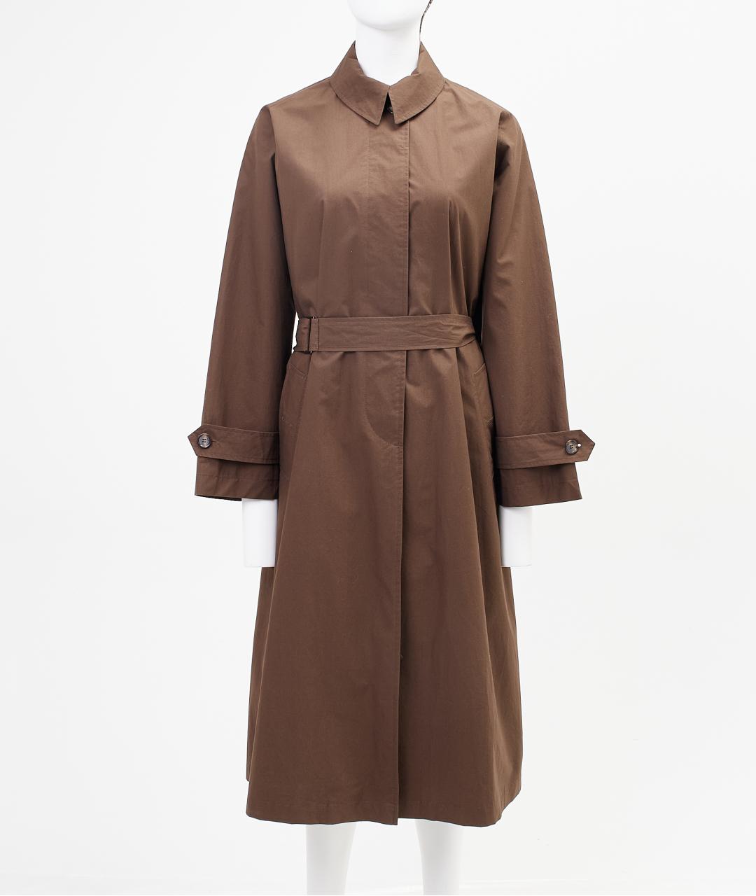 MAGDA BUTRYM Коричневый хлопковый тренч/плащ, фото 6