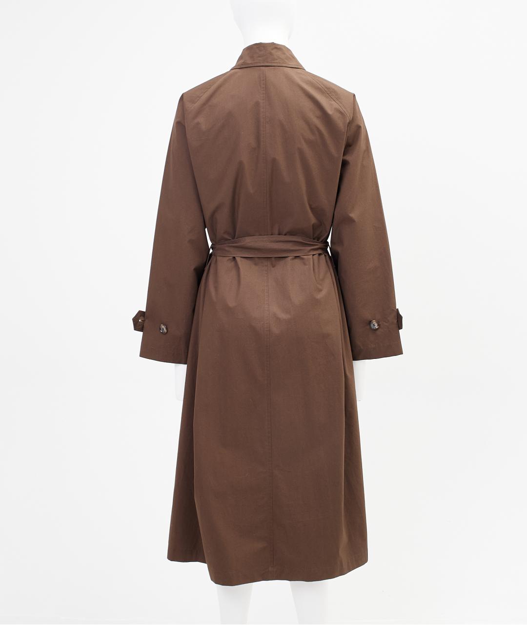 MAGDA BUTRYM Коричневый хлопковый тренч/плащ, фото 2