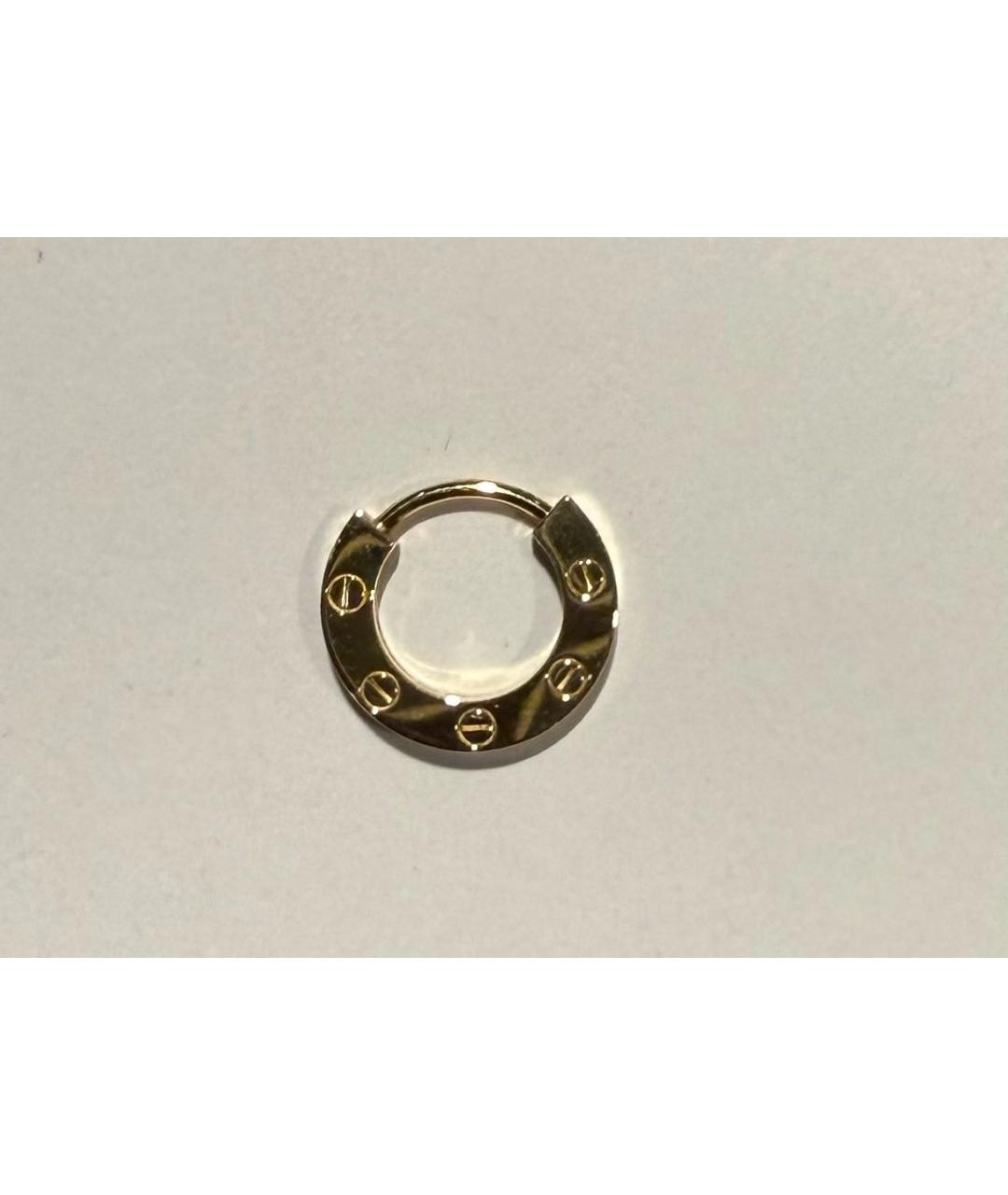 CARTIER Золотые серьги из желтого золота, фото 4