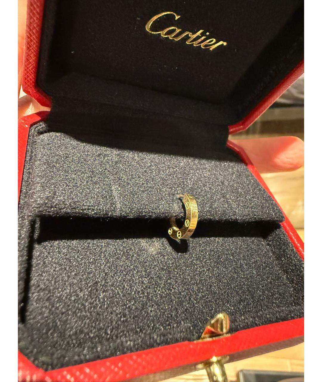 CARTIER Золотые серьги из желтого золота, фото 2