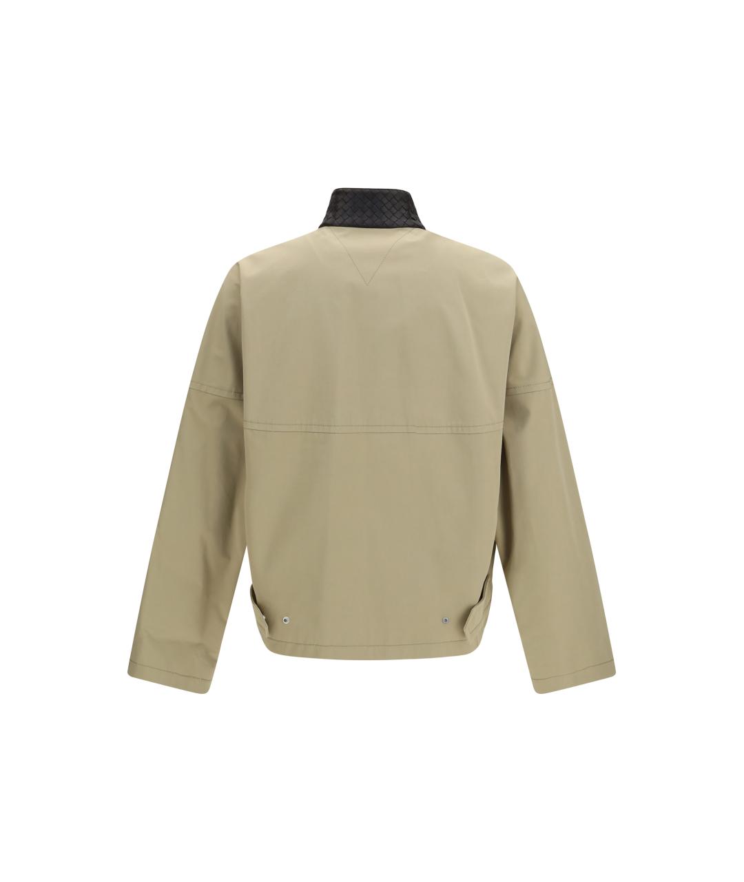 BOTTEGA VENETA Бежевая хлопковая куртка, фото 2
