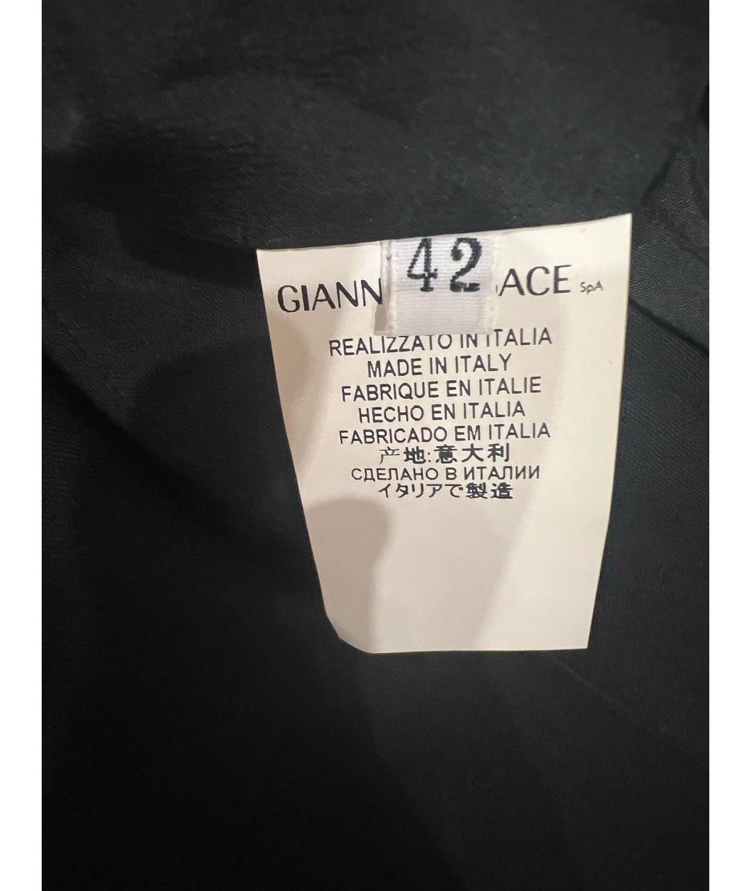 VERSACE Черная вискозная юбка миди, фото 4