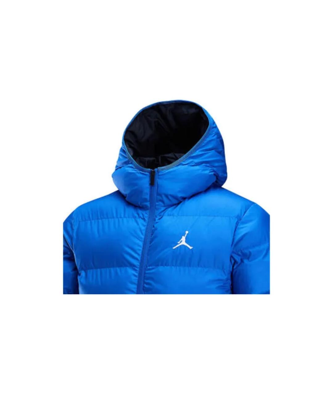 JORDAN Синяя полиэстеровая куртка, фото 3