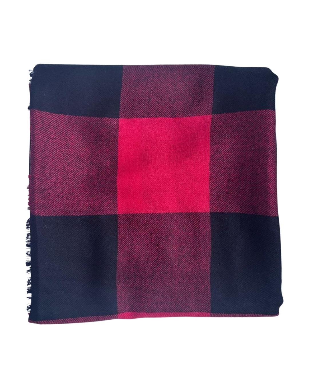 SANDRO Красный шерстяной шарф, фото 1