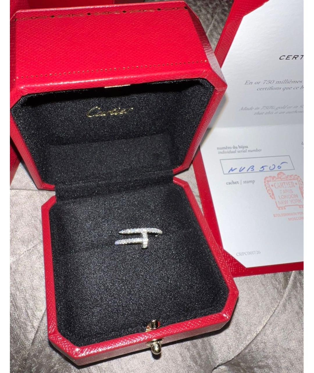 CARTIER Белое кольцо из белого золота, фото 2