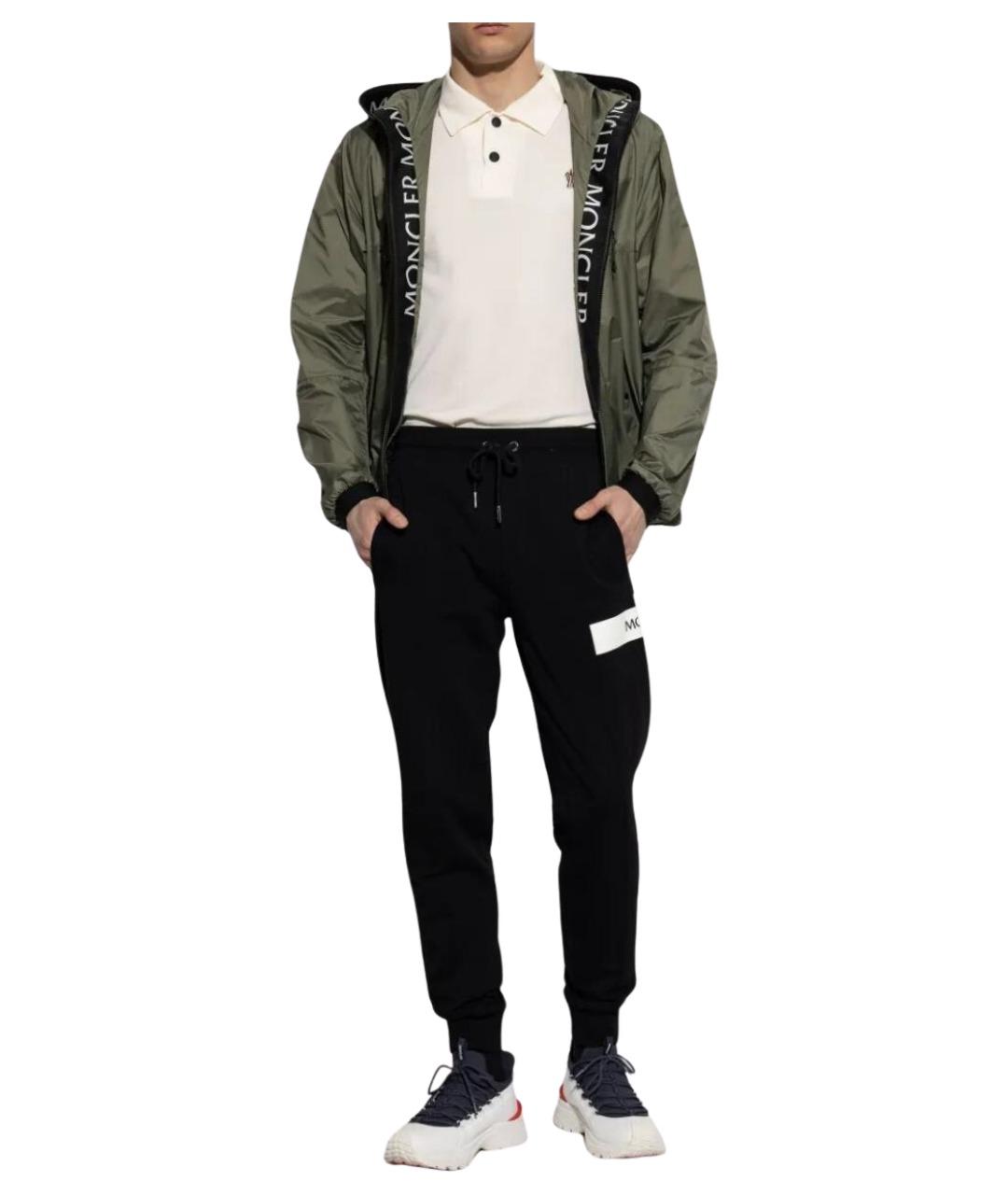 MONCLER GRENOBLE Белое поло с коротким рукавом, фото 2