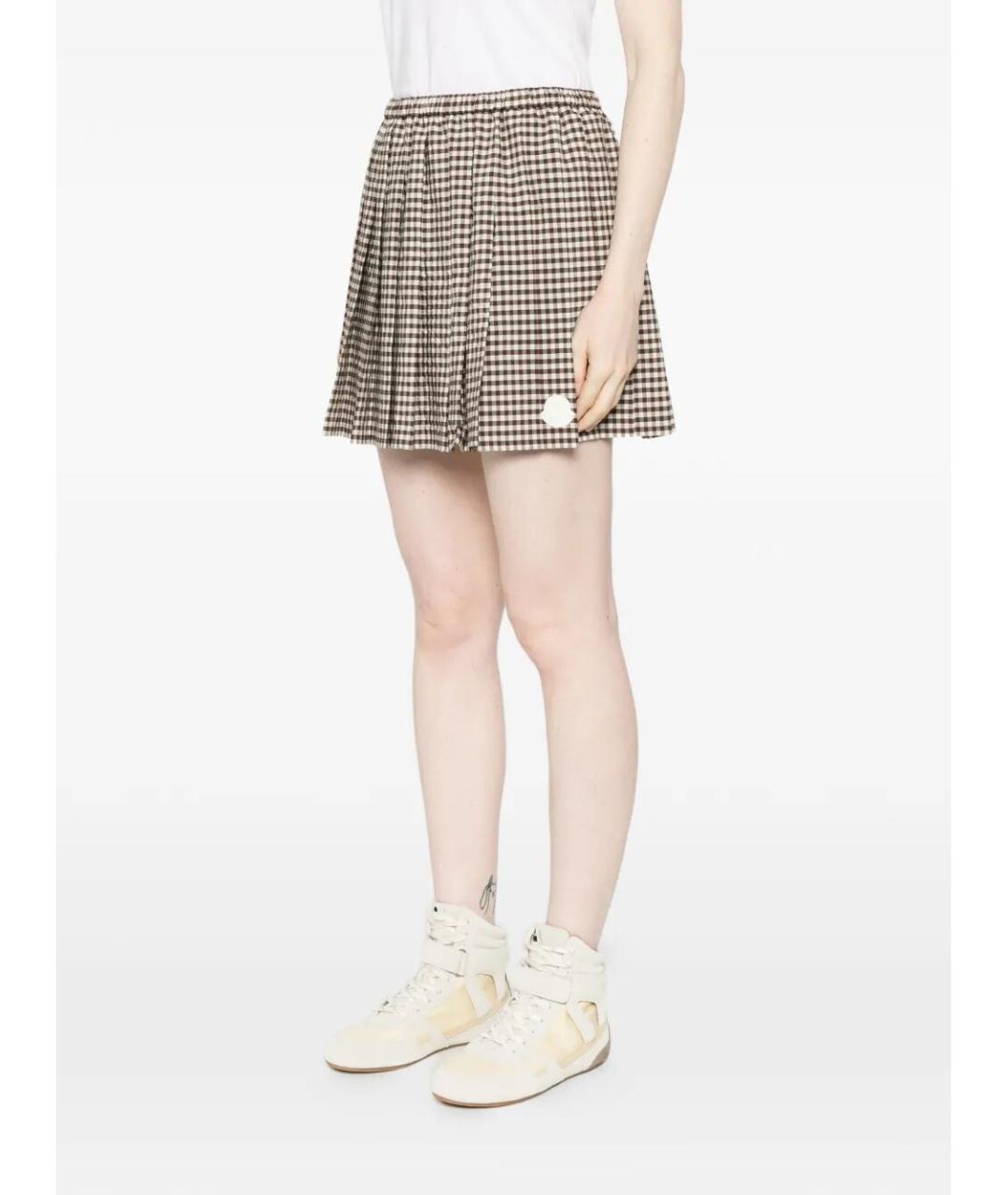 MONCLER Хлопковая юбка мини, фото 3