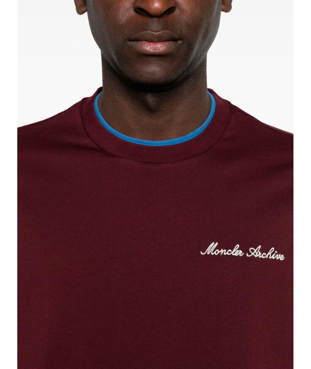 MONCLER Хлопковая футболка, фото 4