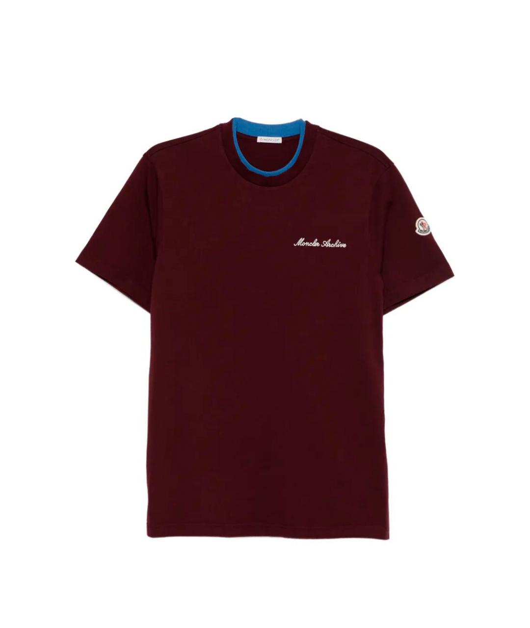 MONCLER Хлопковая футболка, фото 1