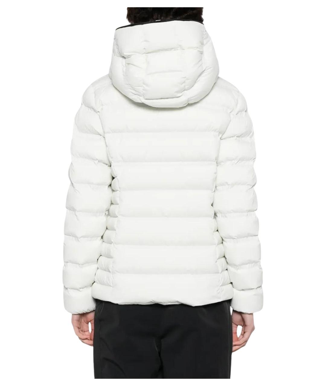 MONCLER Белая полиамидовая куртка, фото 5